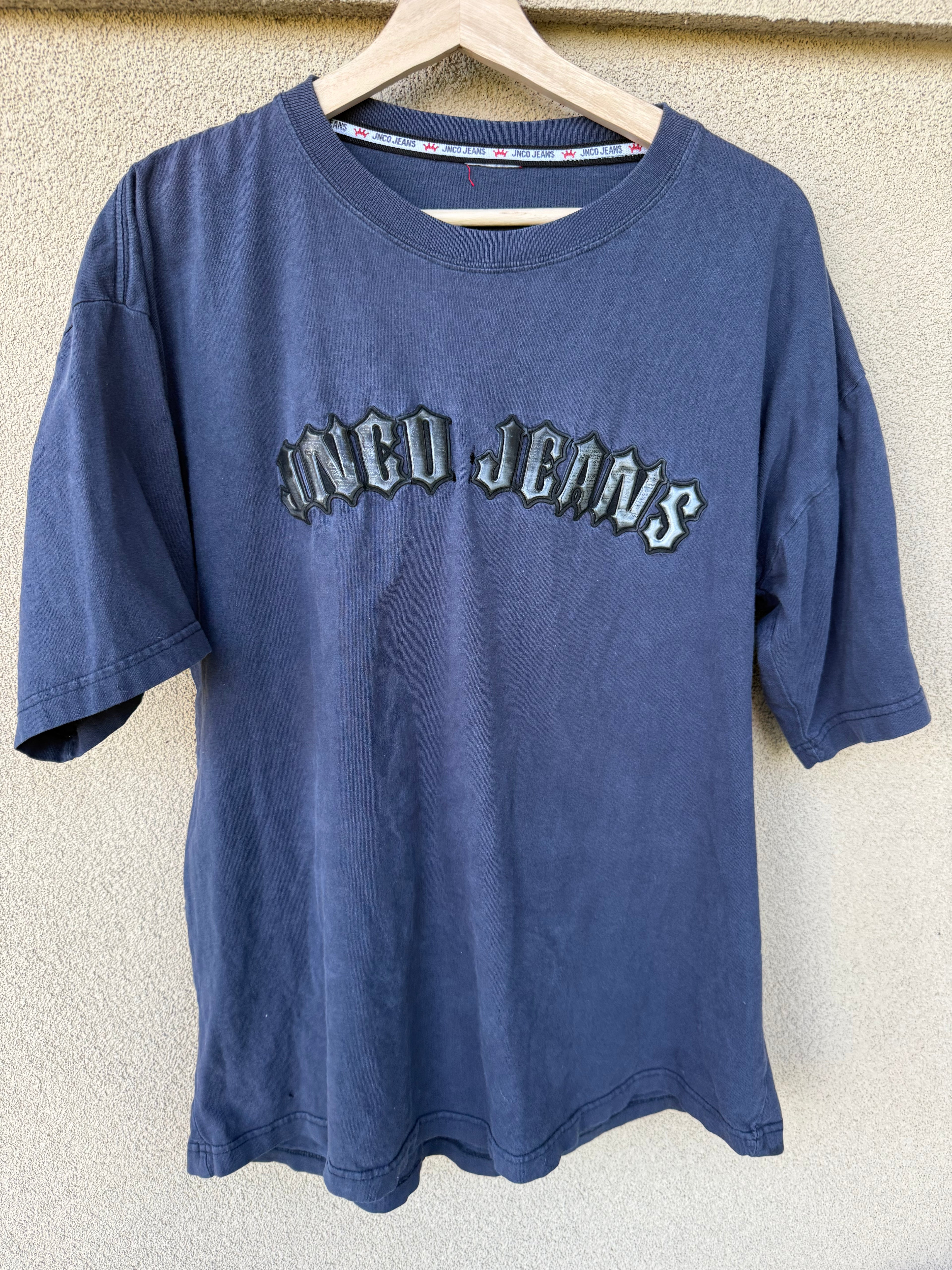 90s JNCO faded spell-out tee
