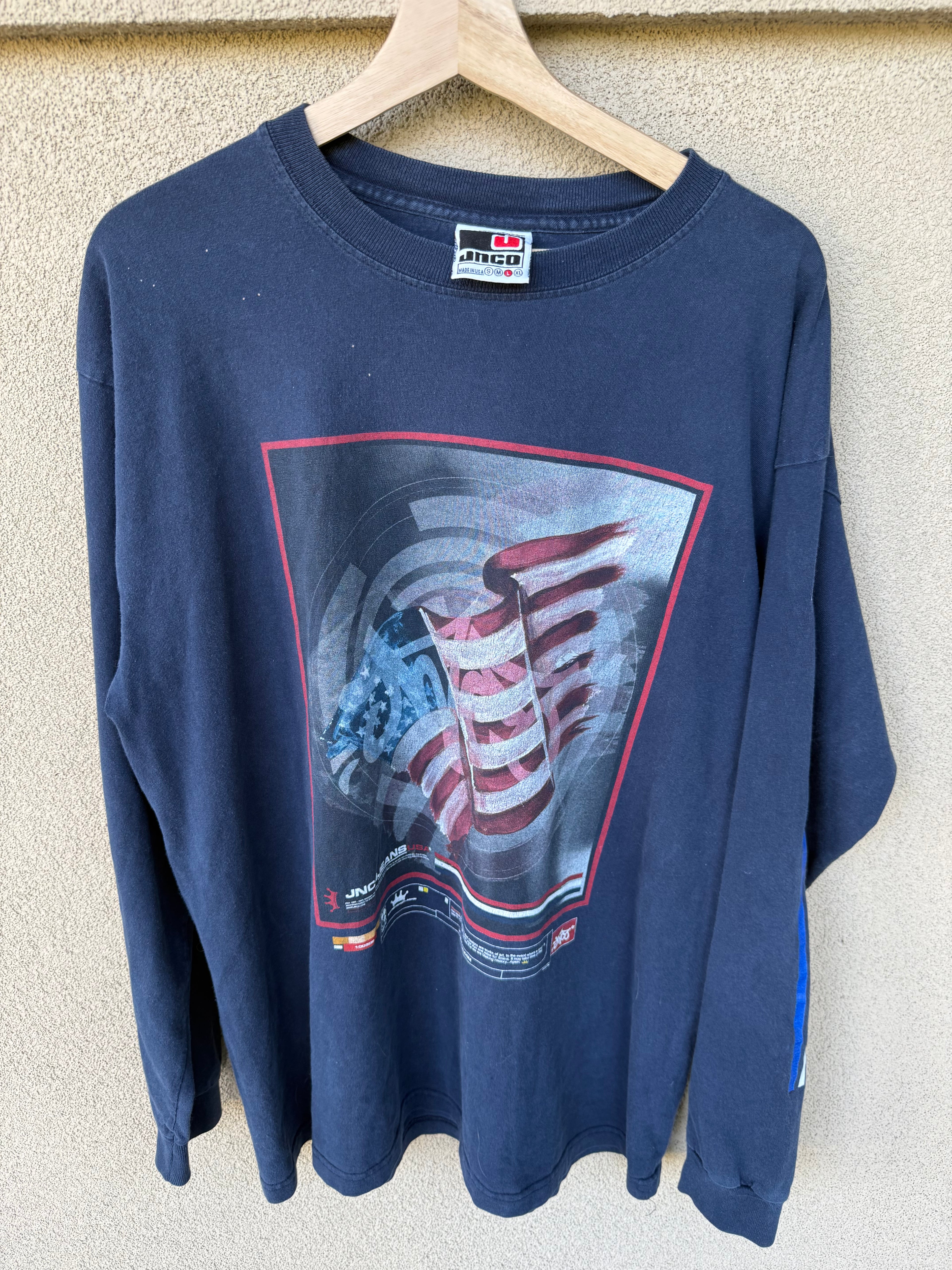 90s JNCO USA long-sleeve