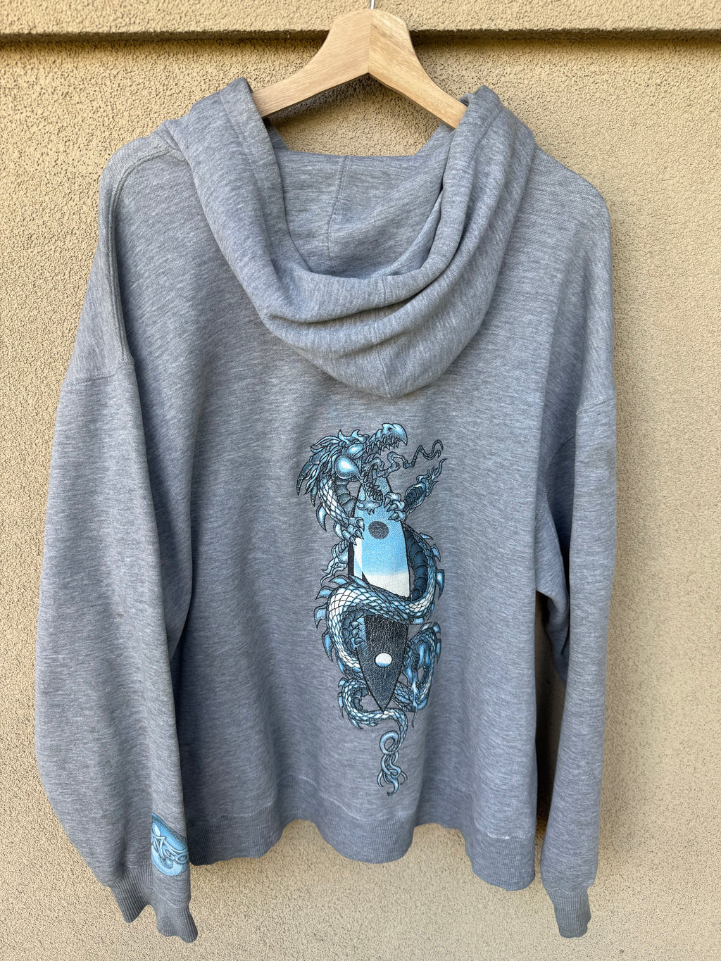 90s JNCO surfing dragon long-sleeve