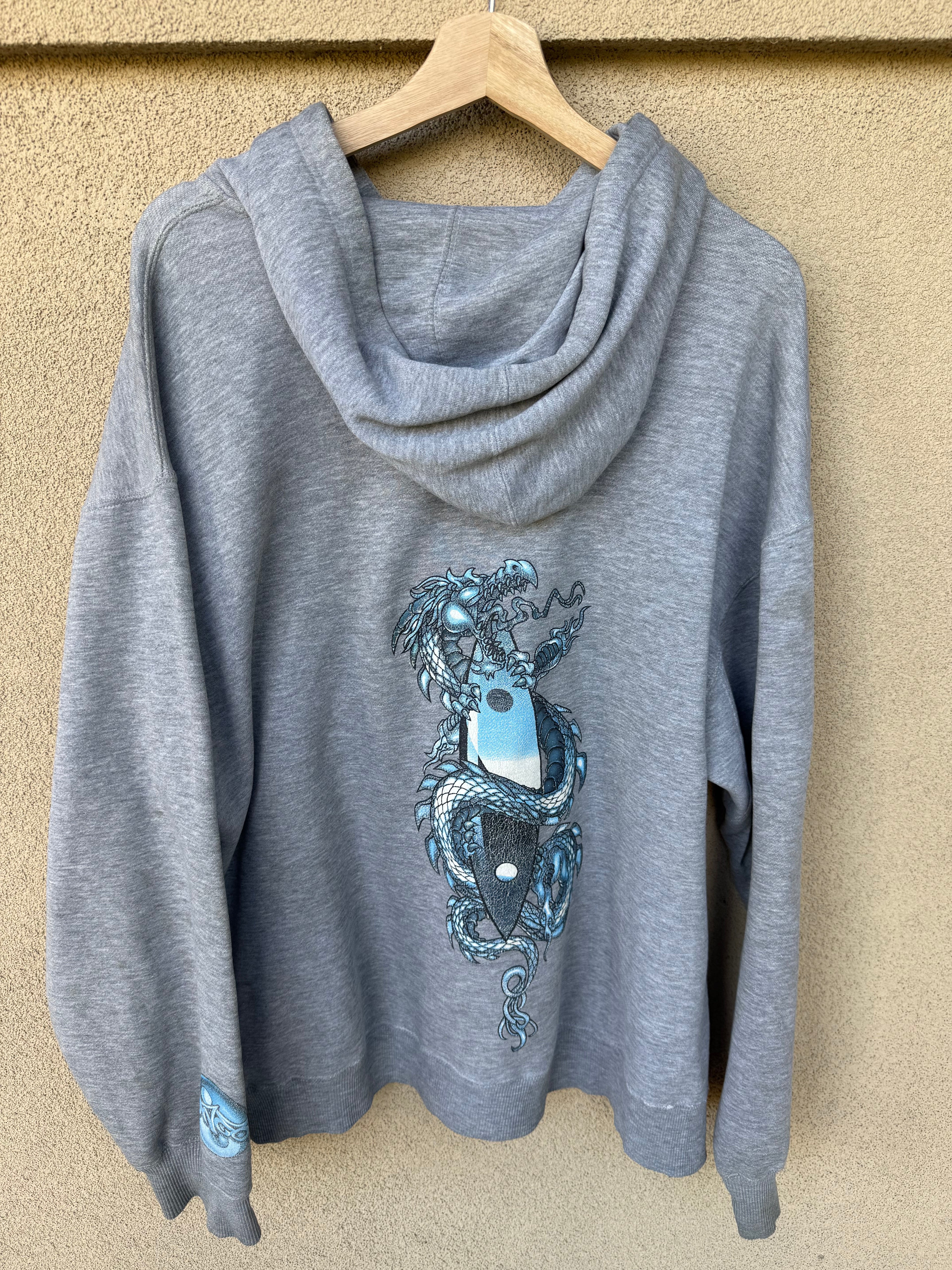 90s JNCO surfing dragon long-sleeve