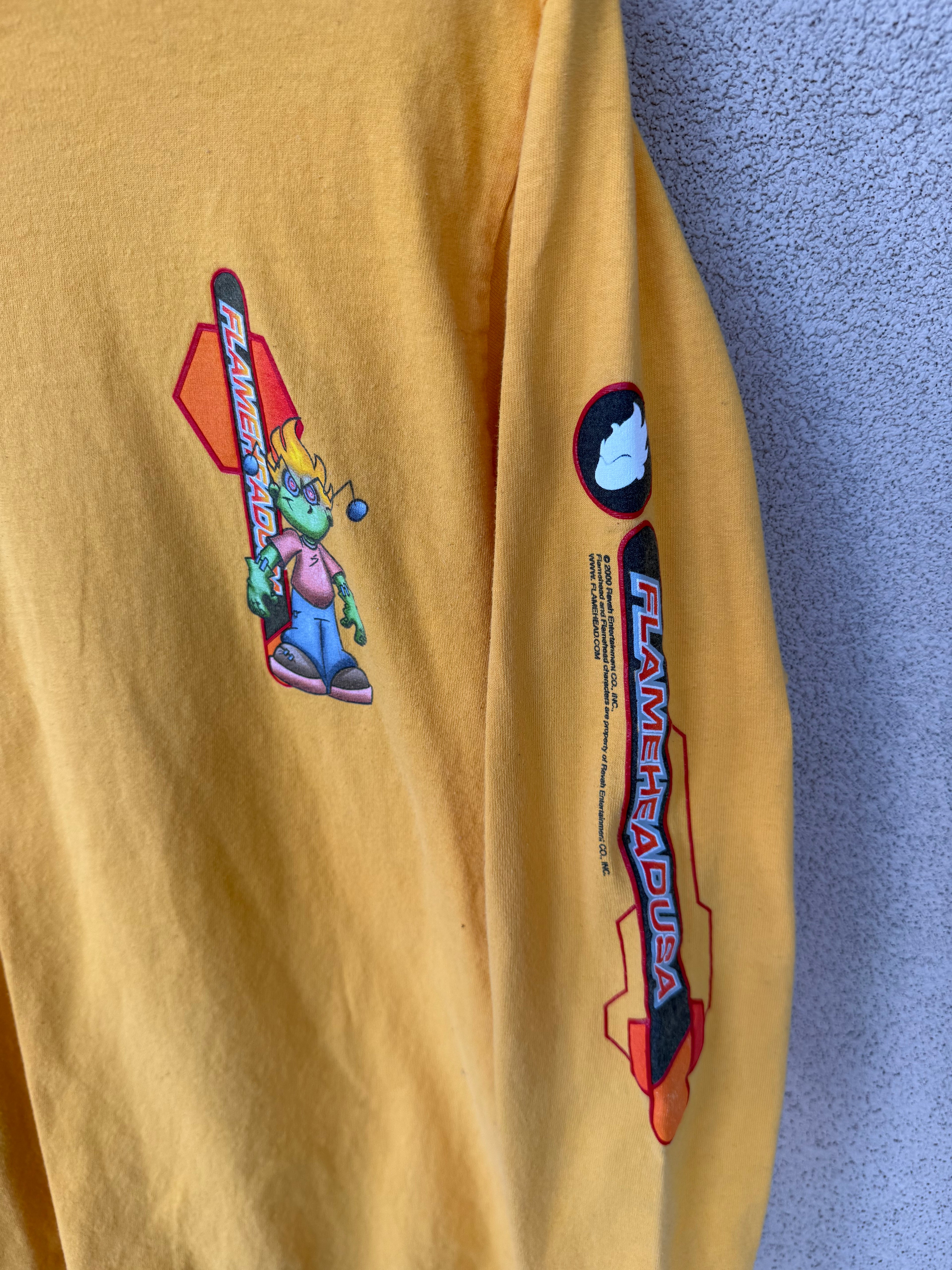 90s JNCO flamehead long-sleeve