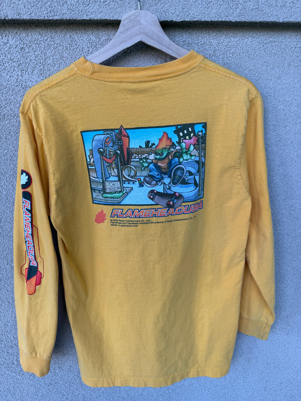 90s JNCO flamehead long-sleeve