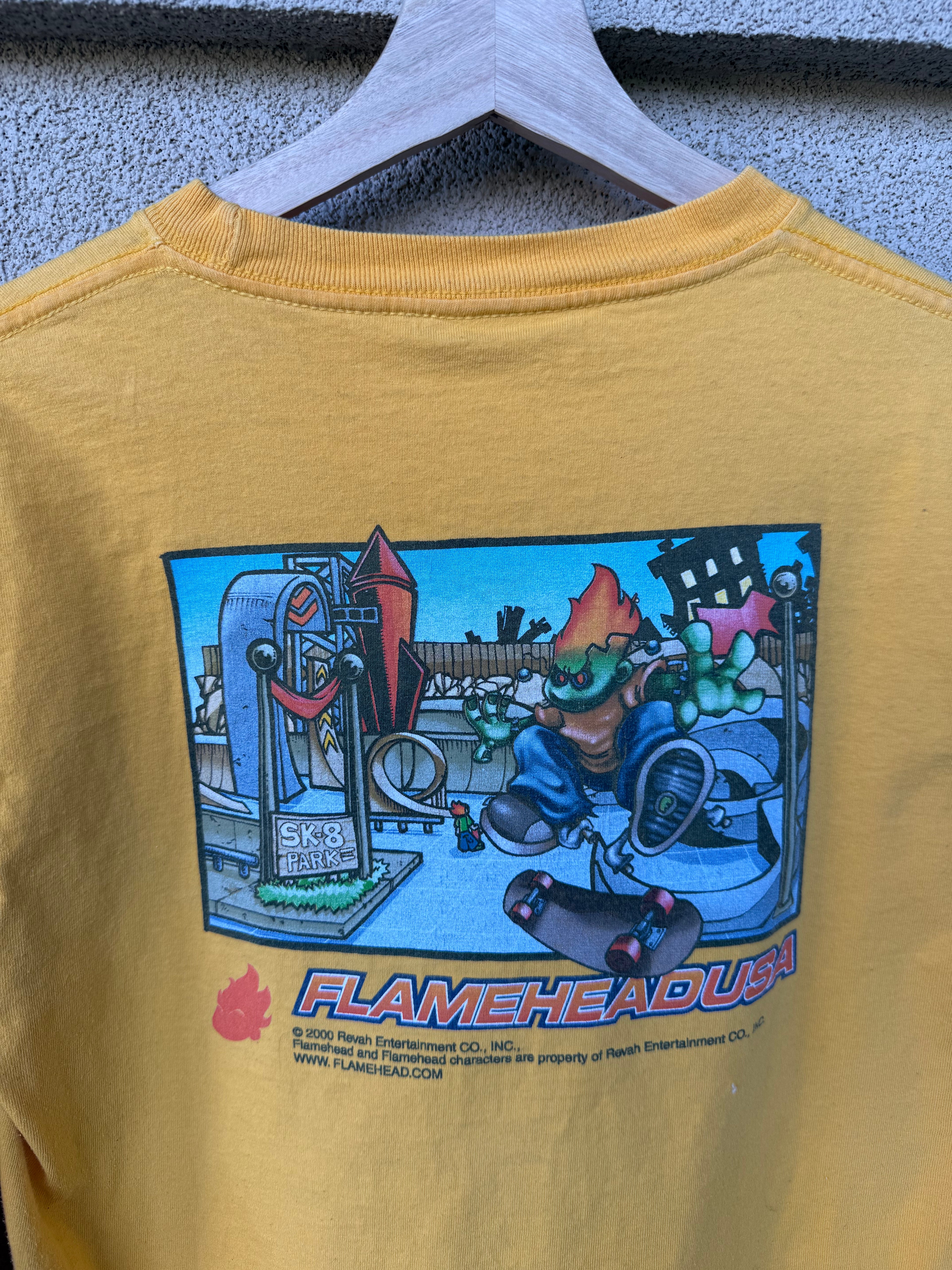 90s JNCO flamehead long-sleeve