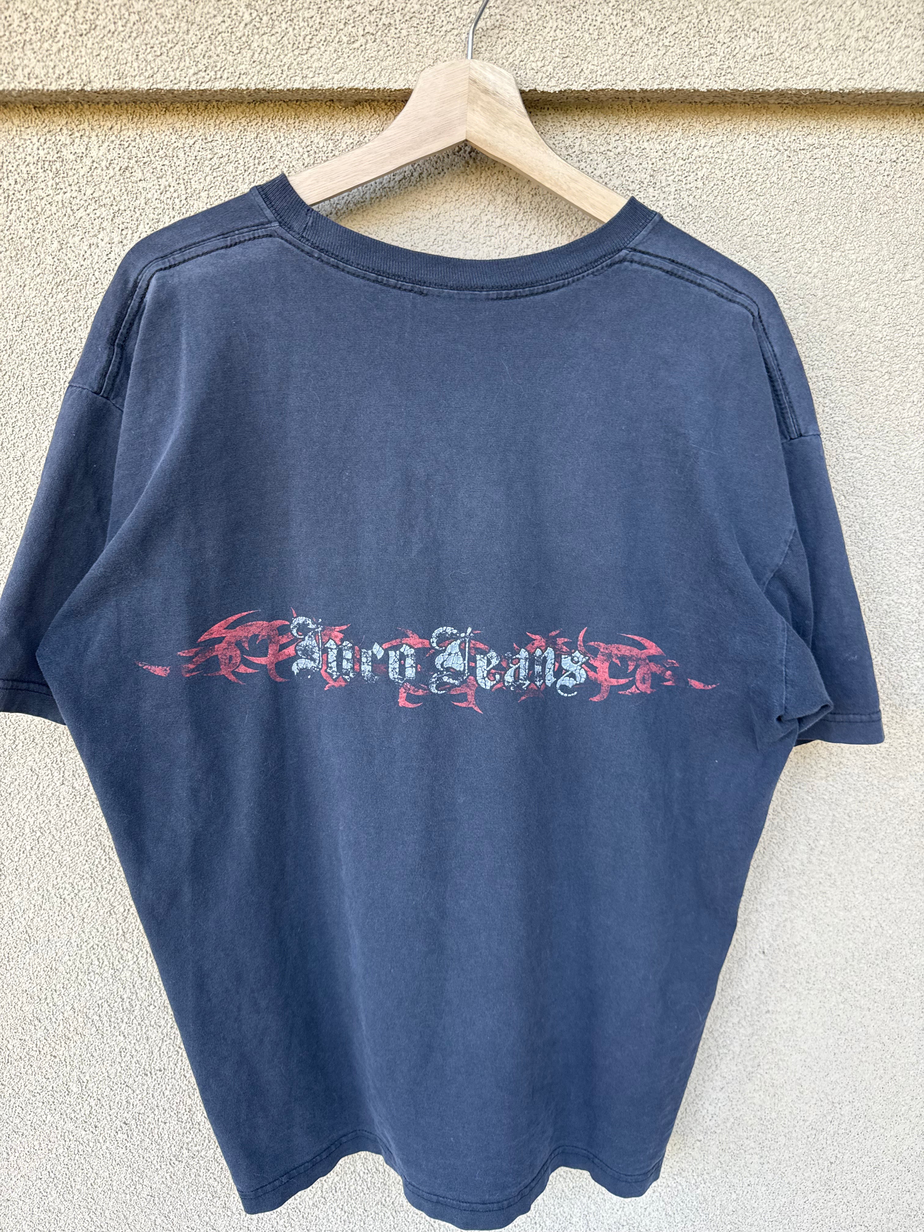 90s JNCO tribal skull wrap-around