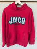 90s JNCO spell-out hoodie