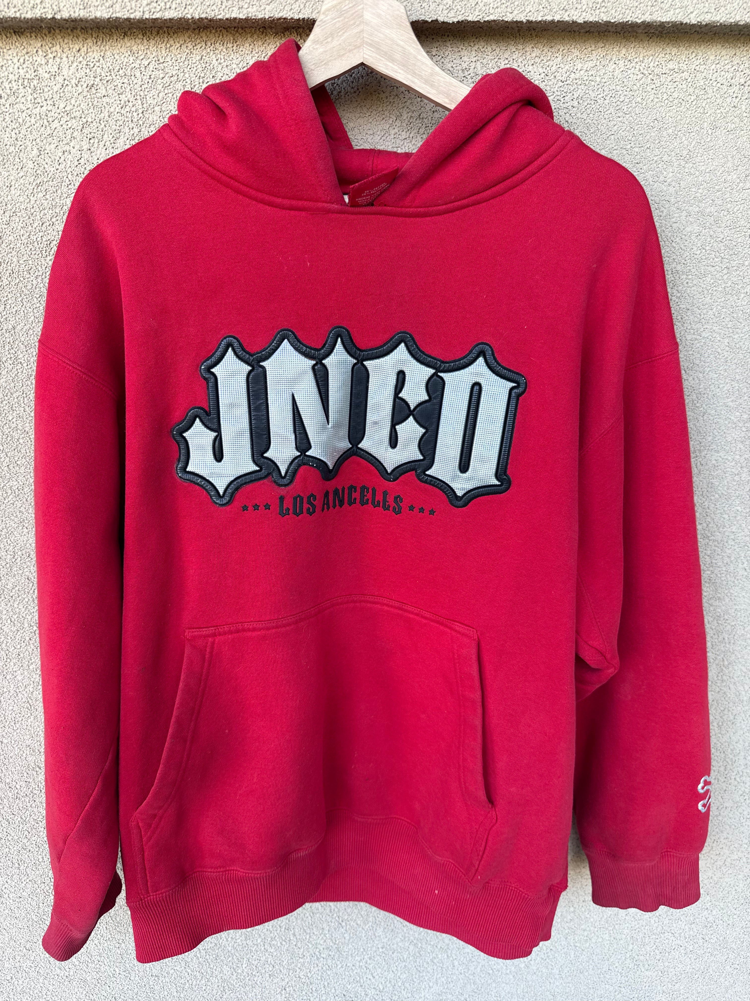 90s JNCO spell-out hoodie