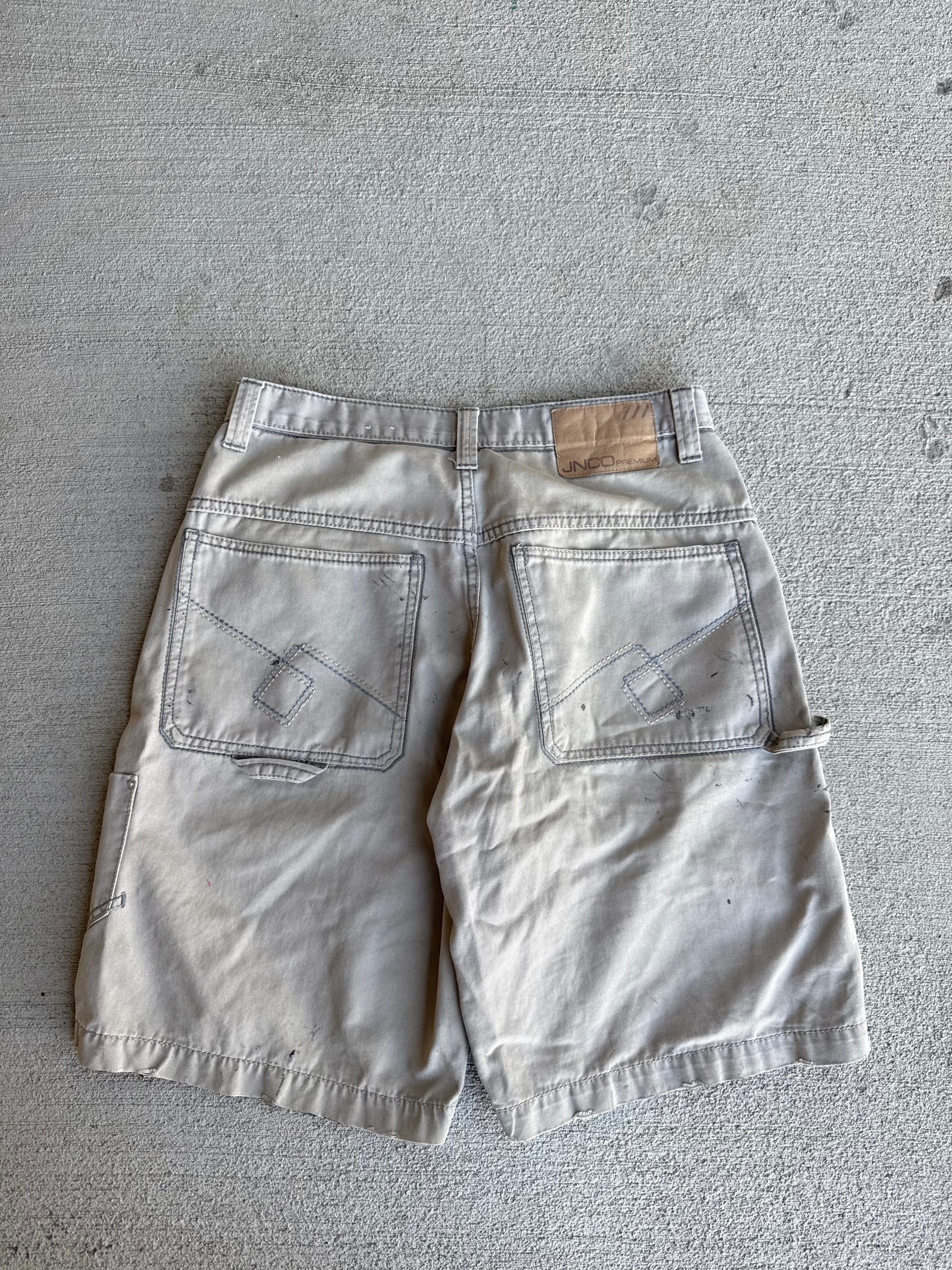 90s JNCO khaki thrashed jorts
