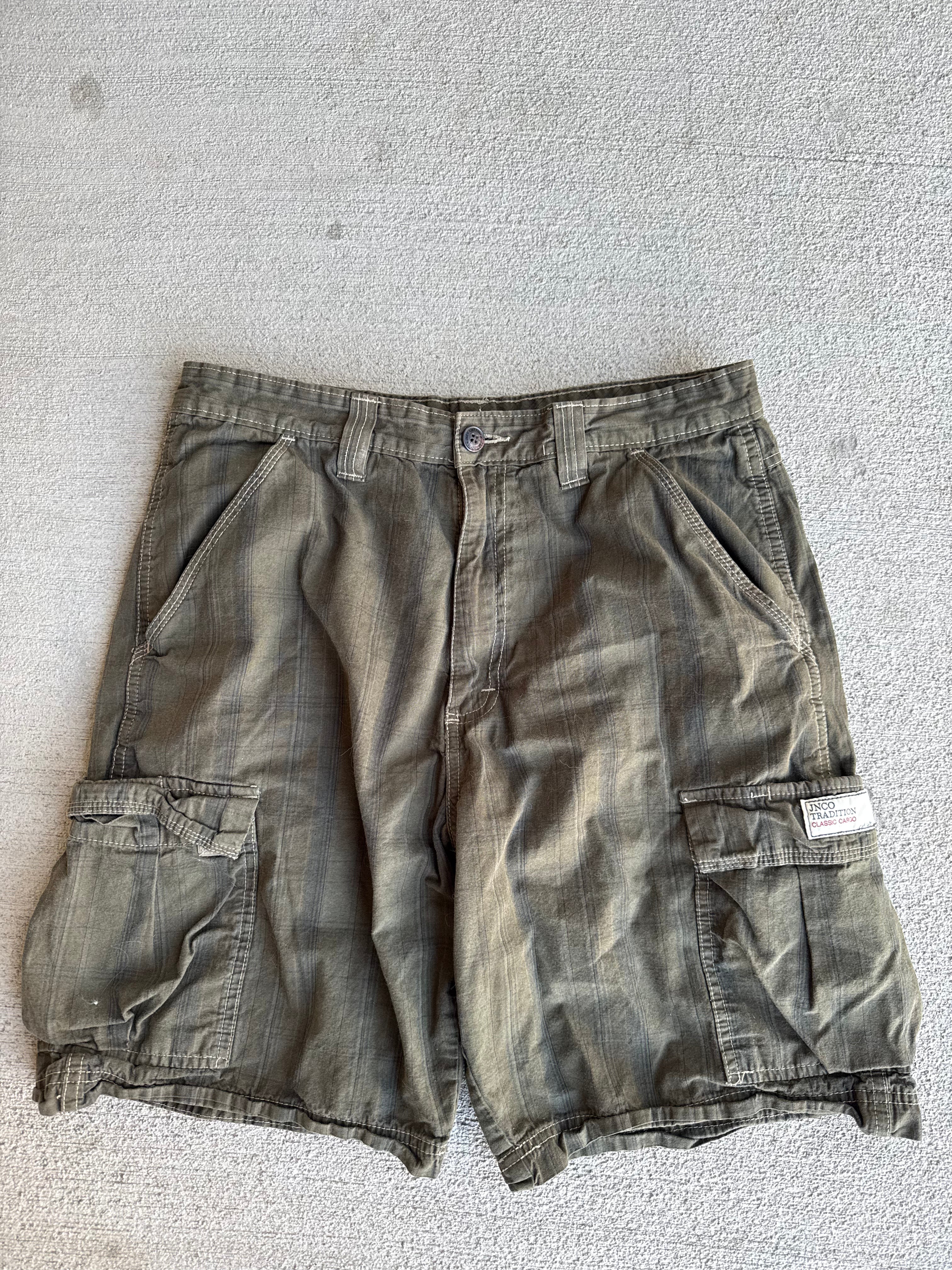90s JNCO pinstripe jorts