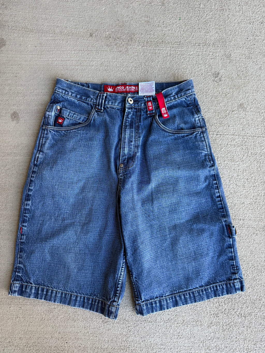 90s JNCO skull jorts